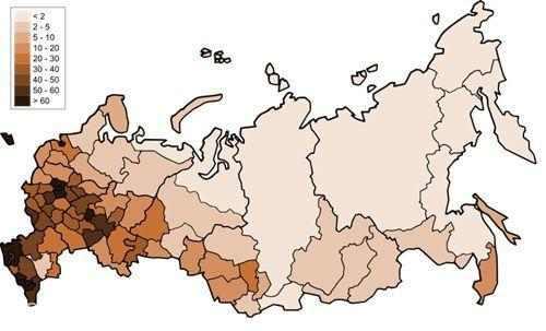 俄罗斯人口有多少？附俄罗斯人口分布图