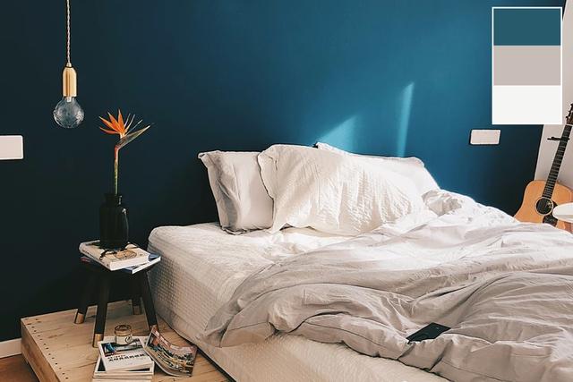「孔雀蓝卧室」深藏不露的孔雀蓝，原来是这般高颜值